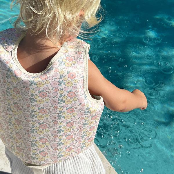 Sunnylife Kids Swim Vest 1-2 - Into The Garden Ditsy Floral