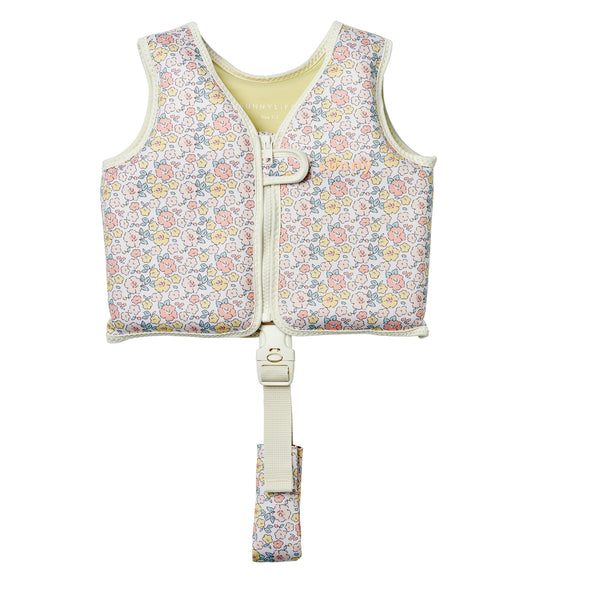 sunnylife Kids Swim Vest 1-2 - Into the Garden Ditsy Floral