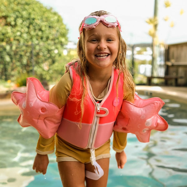 Sunnylife Kids Swim Vest 1-2 - Melody The Mermaid Pink