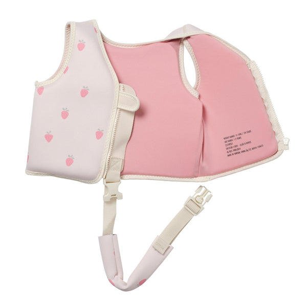 Sunnylife Kids Swim Vest 1-2 - Strawberry Sunshine Pink