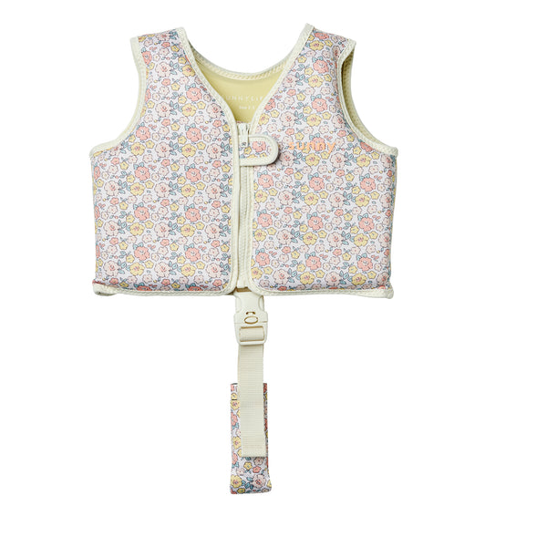 sunnylife Kids Swim Vest 2-3 - Into the Garden Ditsy Floral