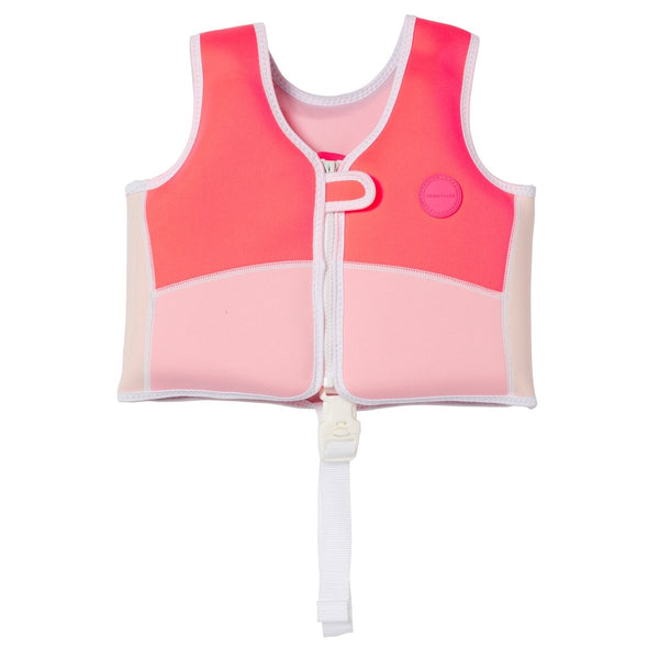 sunnylife Kids Swim Vest 2-3 - Melody The Mermaid Pink