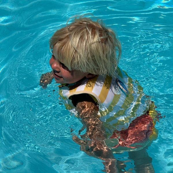 Sunnylife Kids Swim Vest 2-3 - Sammy The Seagull Yellow Stripe