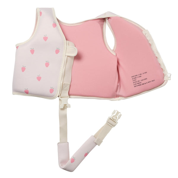 Sunnylife Kids Swim Vest 2-3 - Strawberry Sunshine Pink