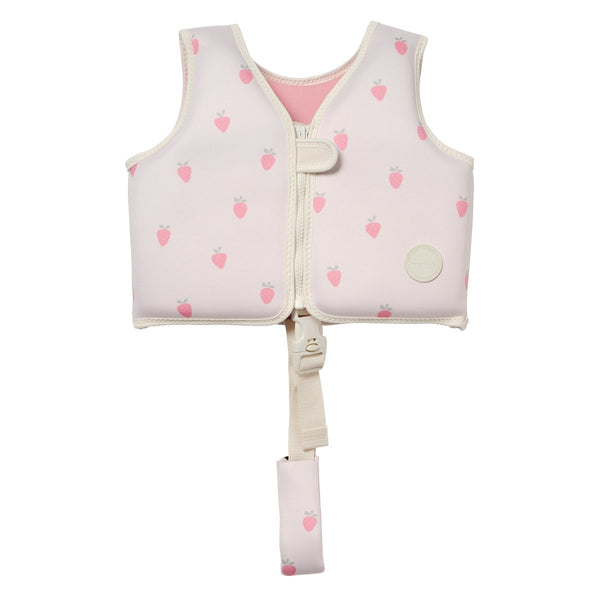 sunnylife Kids Swim Vest 2-3 - Strawberry Sunshine Pink