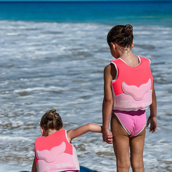 Sunnylife Kids Swim Vest 3-6 - Melody The Mermaid Pink