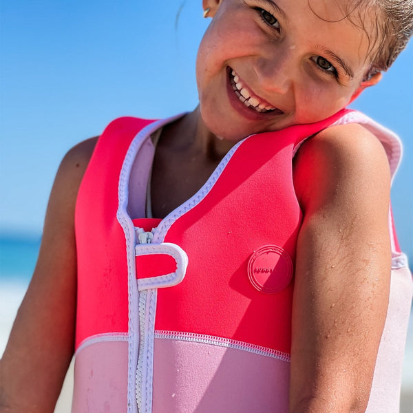 Sunnylife Kids Swim Vest 3-6 - Melody The Mermaid Pink