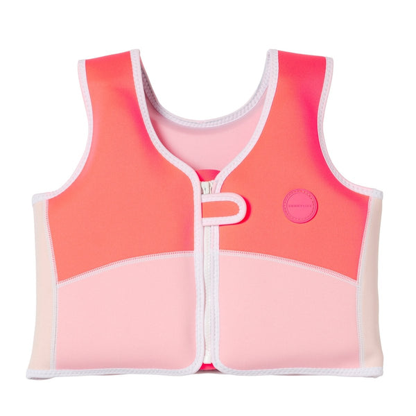 sunnylife Kids Swim Vest 3-6 - Melody The Mermaid Pink