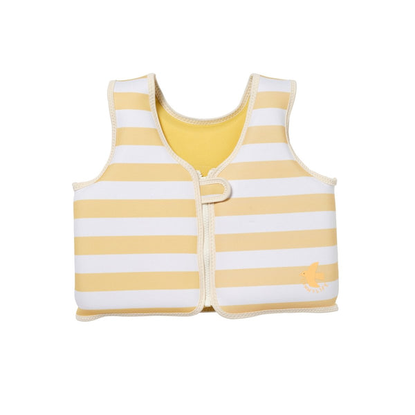 sunnylife Kids Swim Vest 3-6 - Sammy the Seagull Yellow Stripe