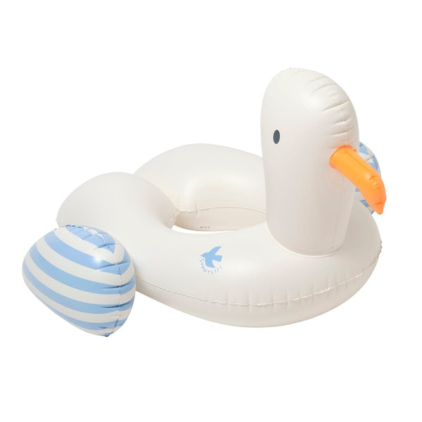 sunnylife Kids Tube Pool Ring - Sammy the Seagull Blue