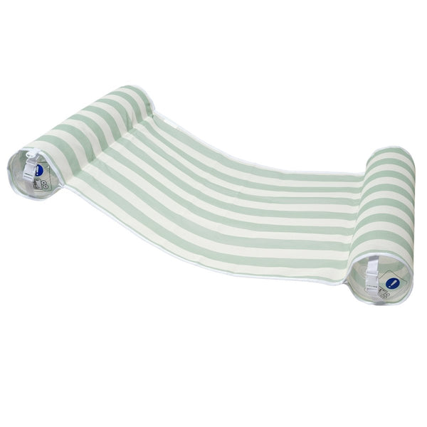 sunnylife Mesh Hammock Float - The Vacay Olive Stripe