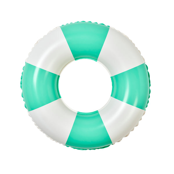 sunnylife Mini Tube Pool Ring - Pool Party Green Stripe