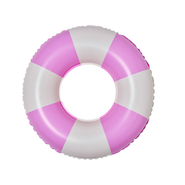 sunnylife Mini Tube Pool Ring - Pool Party Magenta Stripe