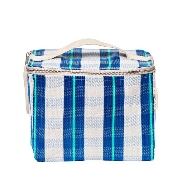 Sunnylife Recycled Nylon Cooler Lunch Bag - La Mer Blue Neon