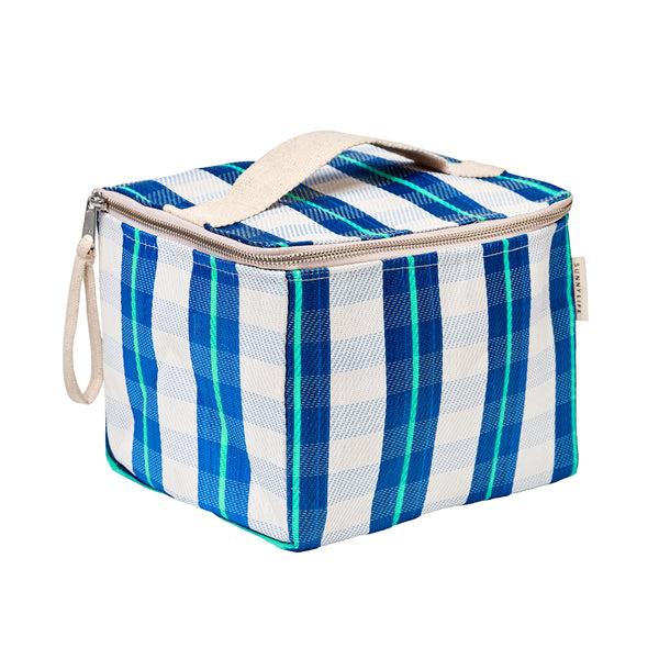 sunnylife Recycled Nylon Cooler Lunch Bag - La Mer Blue Neon