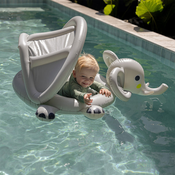 Sunnylife Baby Float - Eli The Elephant Grey