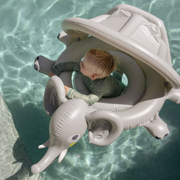 Sunnylife Baby Float - Eli The Elephant Grey
