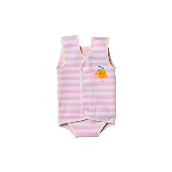 sunnylife Baby Wetsuit - Poppy the Peach Pink Stripe