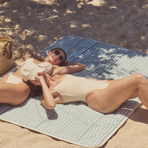 Sunnylife Beach Blanket - Seagrass Stripe