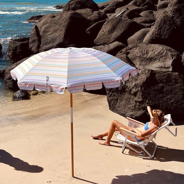Sunnylife Beach Umbrella - Rio Sun Stripe