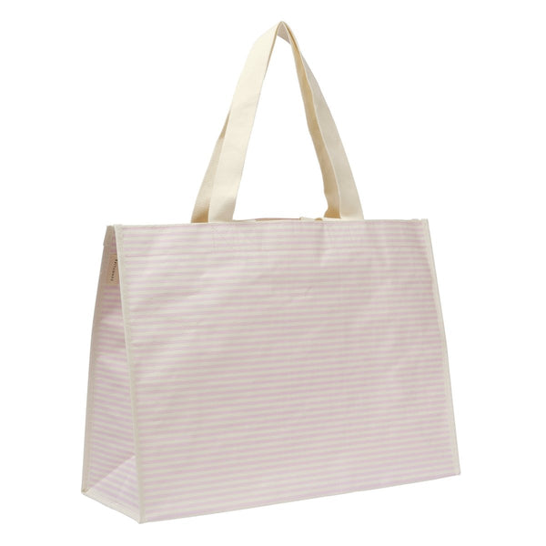 sunnylife Carryall Beach Bag - Lazy Days Pink Stripe