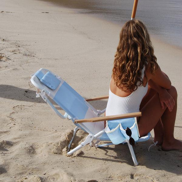 Sunnylife Deluxe Beach Chair - La Mer Med Blue