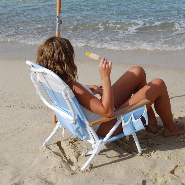 Sunnylife Deluxe Beach Chair - La Mer Med Blue