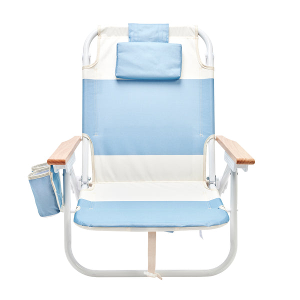 Sunnylife Deluxe Beach Chair - La Mer Med Blue
