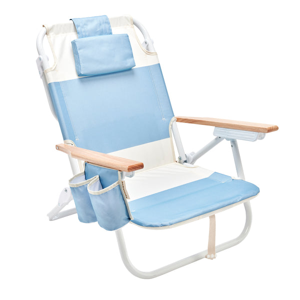 sunnylife Deluxe Beach Chair - La Mer Med Blue