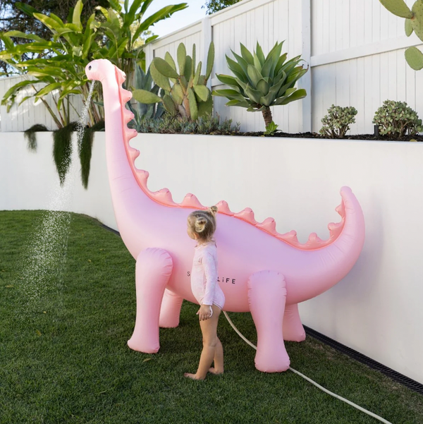 Sunnylife Dino Giant Sprinkler - Pink