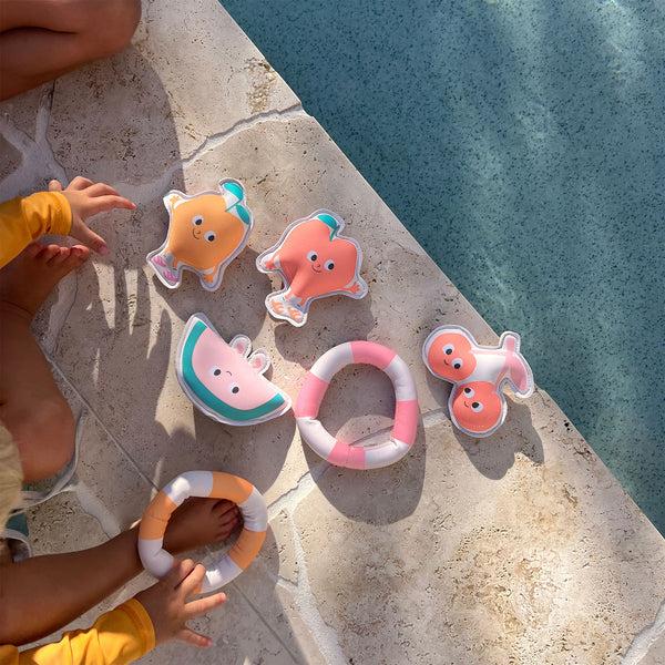 Sunnylife Dive Buddies - Poppy The Peach Set Of 6