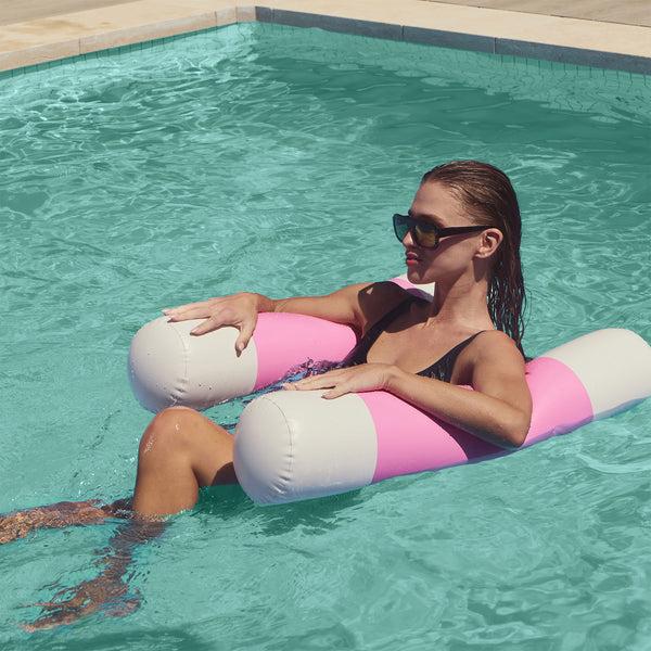 Sunnylife Floating Hammock - Pool Party Magenta