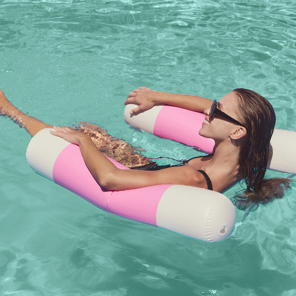 Sunnylife Floating Hammock - Pool Party Magenta