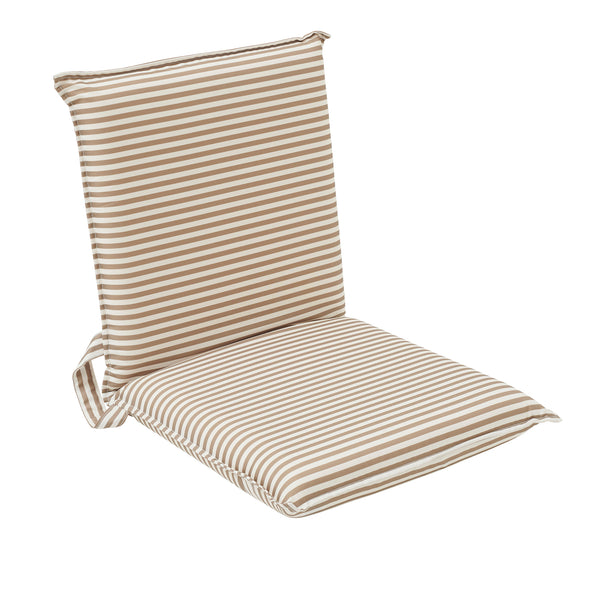 sunnylife Folding Seat - The Vacay Taupe Stripe