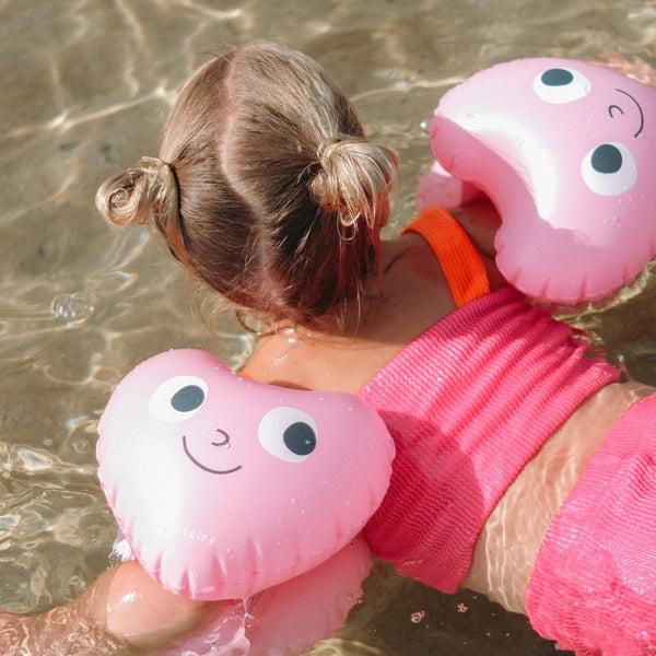 Sunnylife Inflatable Arm Band - Poppy The Peach Pink