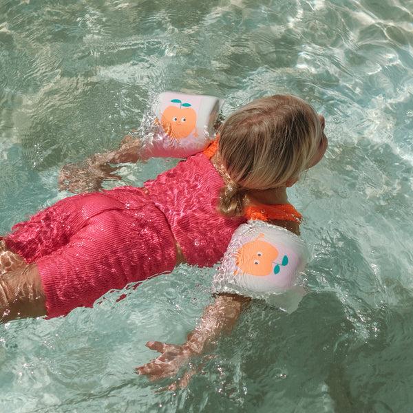 Sunnylife Kids Neoprene Arm Bands - Poppy The Peach