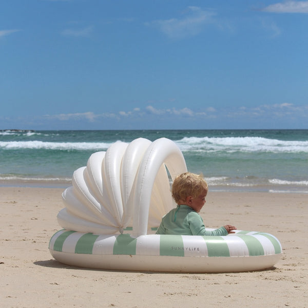 Sunnylife Kids Pool - Dex The Duck Green Stripe