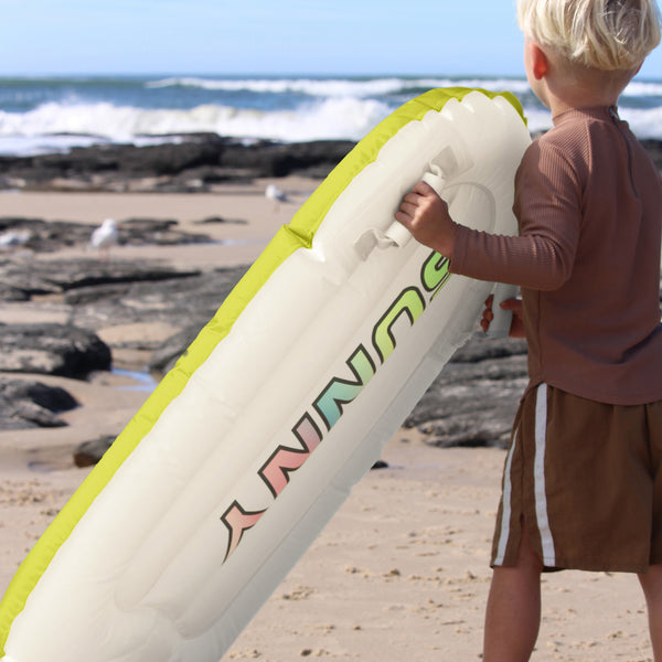 Sunnylife Kids Surf Mat - Zest Cream And Yellow