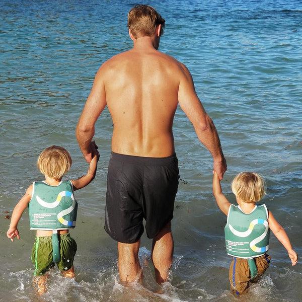 Sunnylife Kids Swim Vest 1-2 - Into The Jungle Green