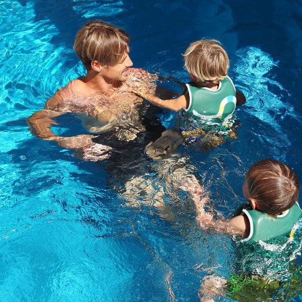 Sunnylife Kids Swim Vest 2-3 - Into The Jungle Green