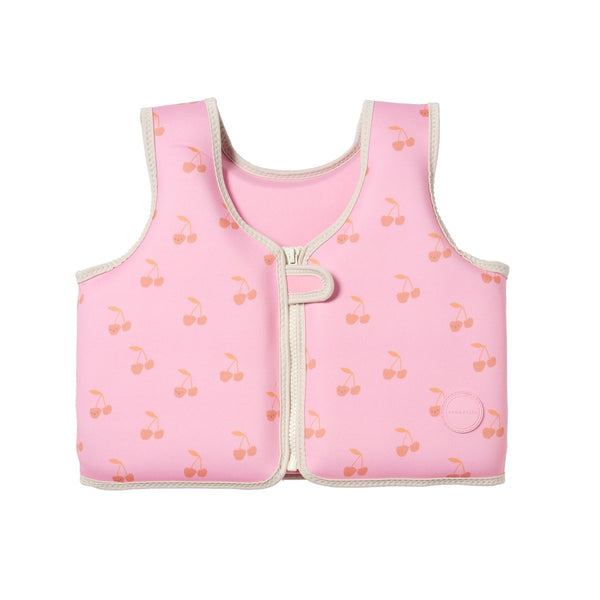sunnylife Kids Swim Vest 3-6 - Cotton Candy Pink