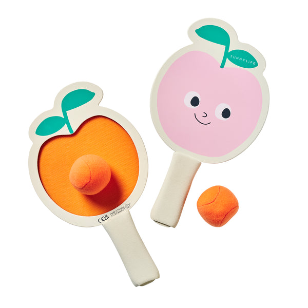sunnylife Kids Velcro Beach Bats - Poppy the Peach