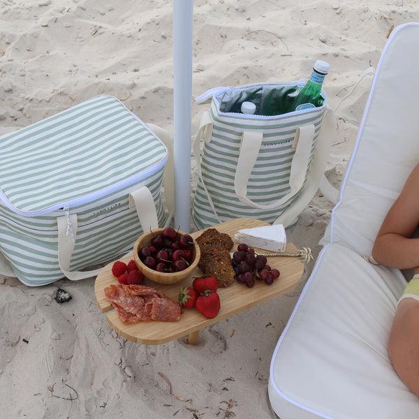 Sunnylife Light Cooler Bag - Sea Sage Stripe