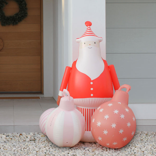 Sunnylife Light Up Christmas Baubles Red Set Of 3