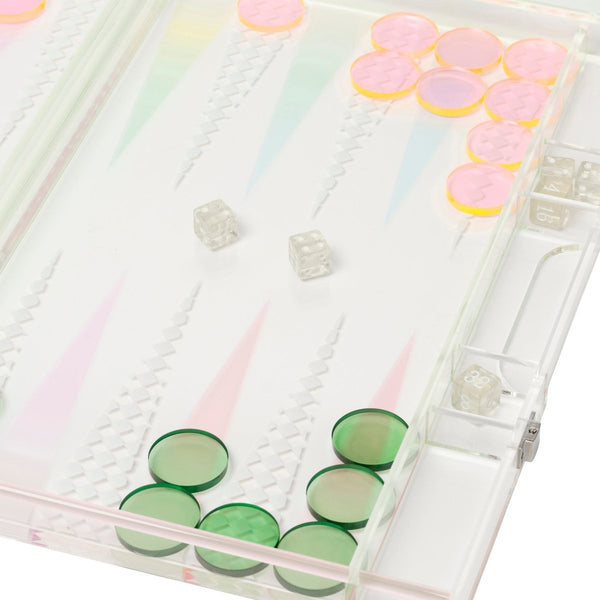 Sunnylife Lucite Backgammon - Ombre