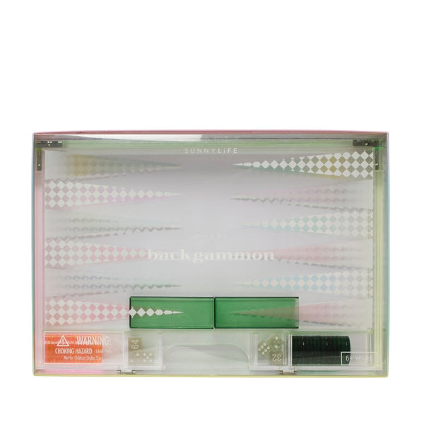 Sunnylife Lucite Backgammon - Ombre