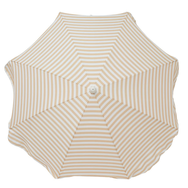 Sunnylife Luxe Beach Umbrella - Butternut Stripe