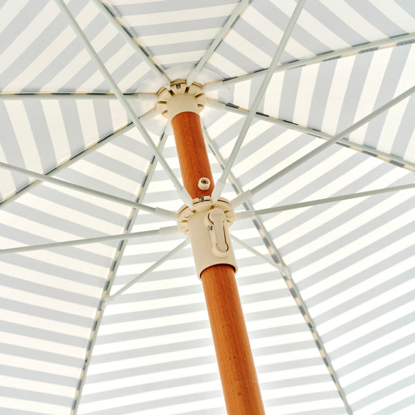 Sunnylife Luxe Beach Umbrella - Seagrass Stripe