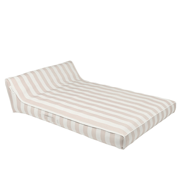 sunnylife Luxe Double Lounger - Oyster Stripe