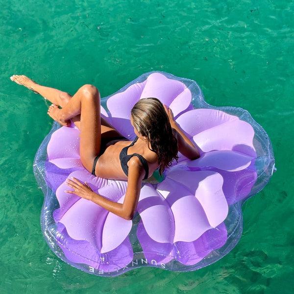 Sunnylife Luxe Lie-On Float - Hibiscus Purple